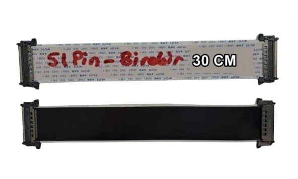 PFC KABLO 51 PIN AWM 20861 105C 60V VW-1 30 CM BİREBİR