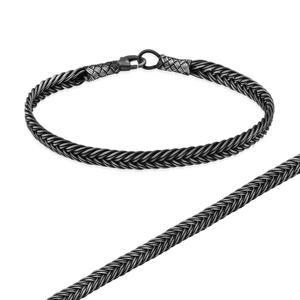 VGD Gumush Gümüş El Sarması Kazaziye Unisex Bileklik