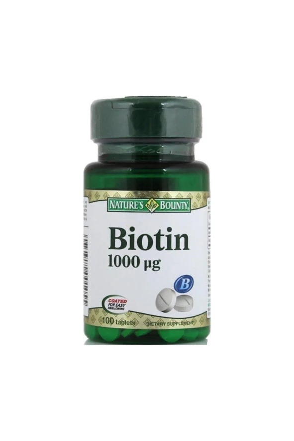 Natures Bounty Biotin 1000 Mg 100 Tablet