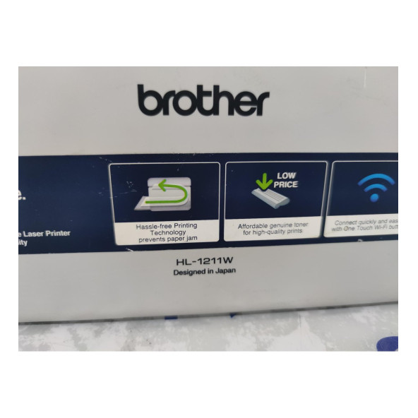 BROTHER HL-1211W Wİ-Fİ Lİ SİYAH BEYAZ LAZER YAZICI CHIPS TONER KULLANIMI (2. EL YAZICIDIR) - 2