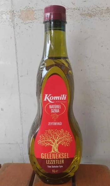 Komili Naturel Sızma Zeytinyağı Geleneksel Lezzetler Tüm Sofralar İçin 1 Lt