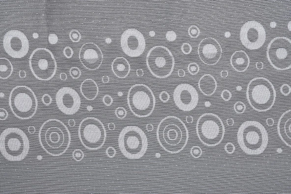 KDK 1560 DESEN GRİ RENK TEK KANAT Hazır dikilmiş Pileli Fon Perde 300*260 cm - Resim 3