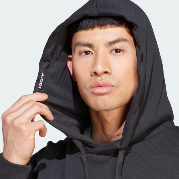 ADİDAS ERKEK SWEATSHİRT TX LOGO HOODY IB6565 - Resim 7