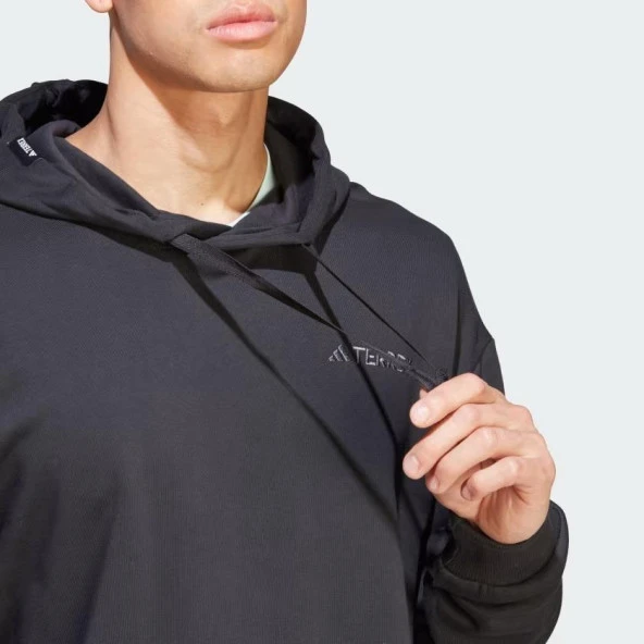 ADİDAS ERKEK SWEATSHİRT TX LOGO HOODY IB6565 - Resim 8