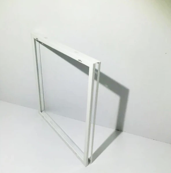 1 Adet Sıva Üstü 60x60 Demonte Kasa Beyaz Renk - Resim 3