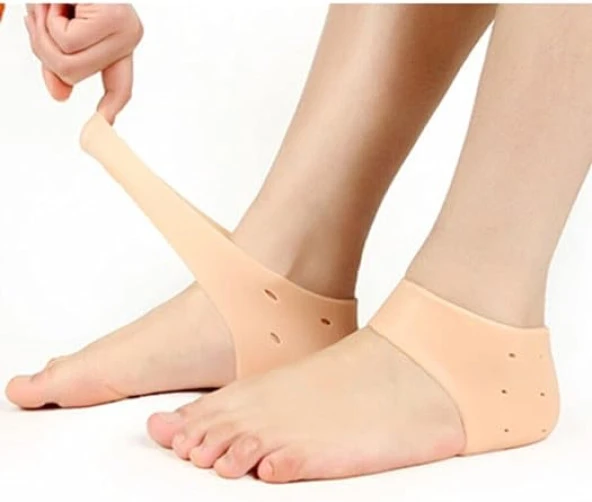 Silikon Ayak Tabanı Koruyucu Topuk Çorabı Bunyon Aparatı