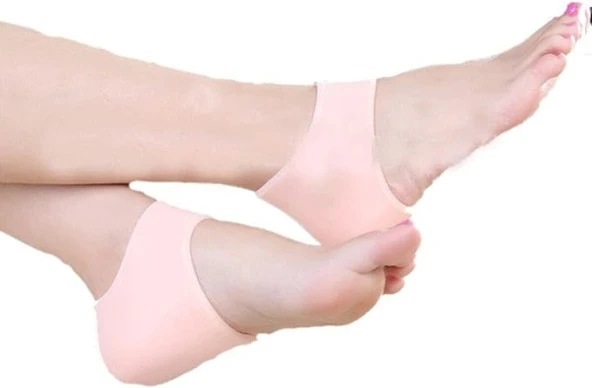 Silikon Ayak Tabanı Koruyucu Topuk Çorabı Bunyon Aparatı - 2