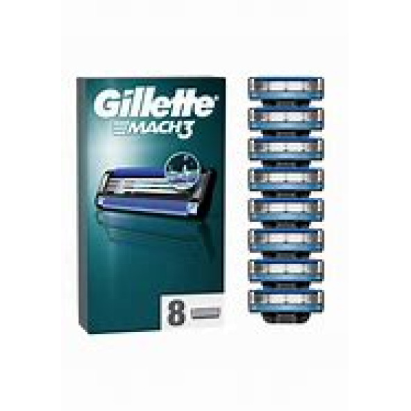 Gillette Mach3 Yedek Tıraş Bıçağı 8'Li