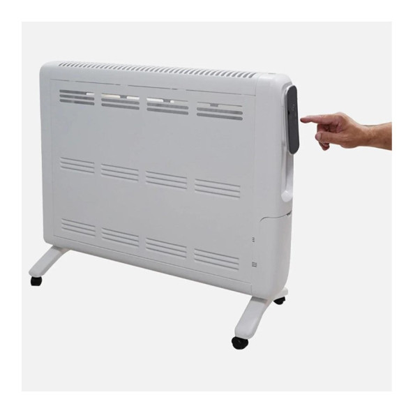 Dlc FO-SA24B 2400 Watt Dijital Ekran Uzaktan Kumandalı Panel Radyatör Isıtıcı - 2