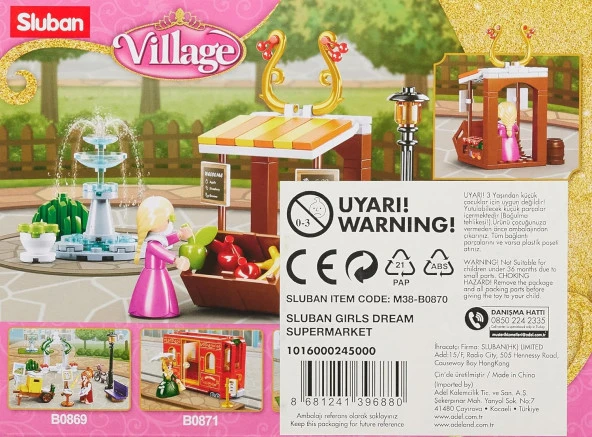 Sluban Girls Dream Village Supermarket - 2