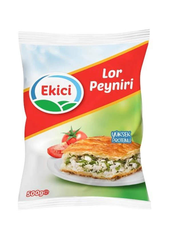 Ekici Yağsız Lor Peynir 500 gr X 2 Adet