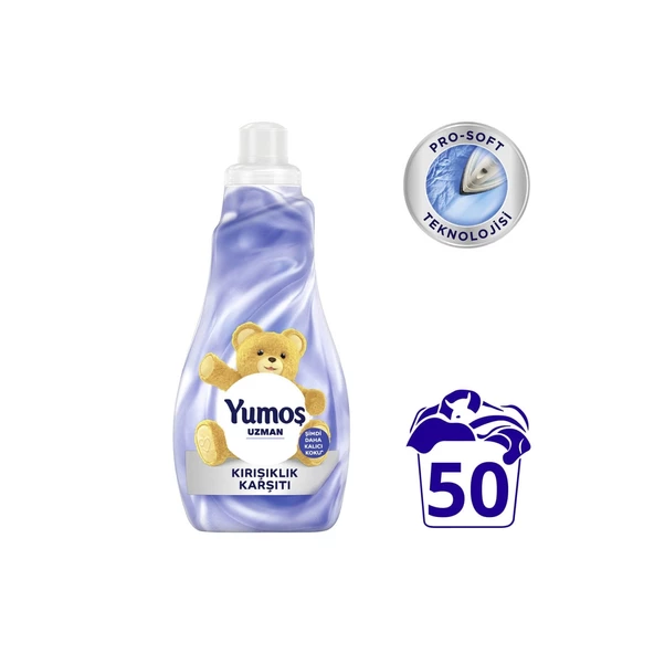 Yumoş Çamaşır Yumuşatıcısı Kırışıklık Karşıtı 1200 ML