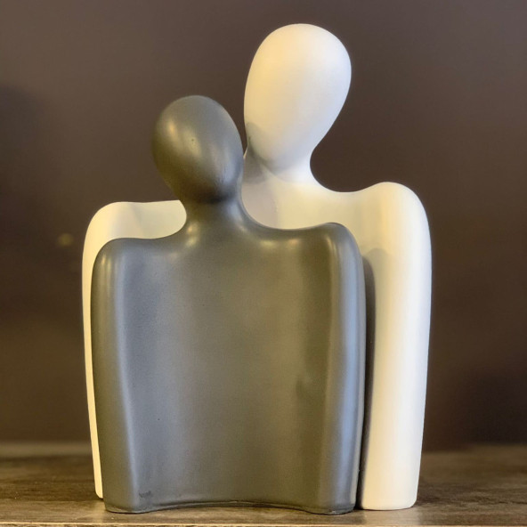 İKİLİ SOYUT SARILAN SEVGİLİ BİBLO BB425-14 - Resim 2