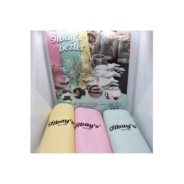 3 Lü Mikrofiber Temizlik Bezi Ilbay's - 2