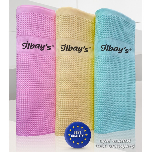 3 Lü Mikrofiber Temizlik Bezi Ilbay's - 2