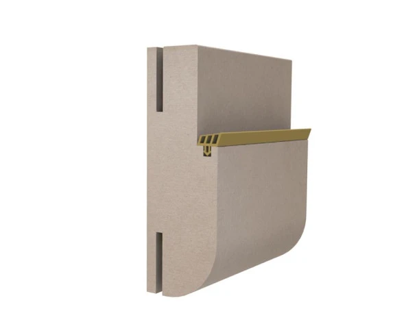 Contacall Ahşap Kapı Fitili Ahşap Kapı Contası Siyah 25 Metre Ortadan Trınaklı - Resim 3