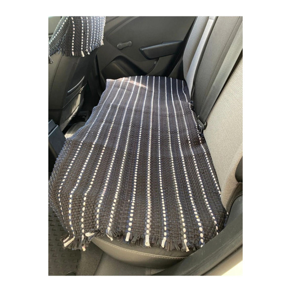 Terletmez Oto Kilim Ön 2 Pilot Ve Arka Koltuk Serme 3 Lü Takım Pamuk - 2