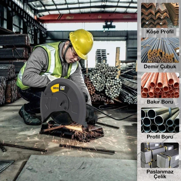 CAT DA10126 350mm Universal Metal Profil Kesme Taşı - 3