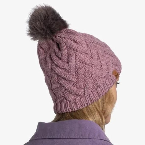 Buff Örgü ve Polar Bere Knitted & Polar Hat Caryn Rose - 4