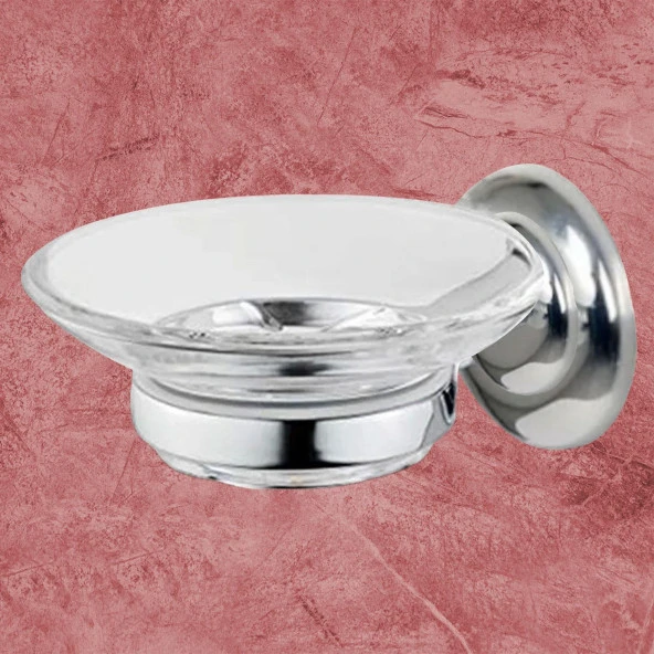 Sabunluk Katı Sabunluk Yapışkanlı El Sabunluğu Kristal - Resim 3