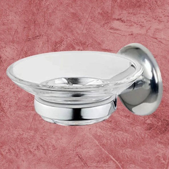 Sabunluk Katı Sabunluk Vidalı El Sabunluğu Kristal - Resim 3