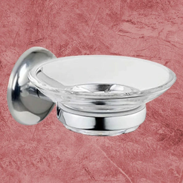 Sabunluk Katı Sabunluk Vidalı El Sabunluğu Kristal - Resim 4