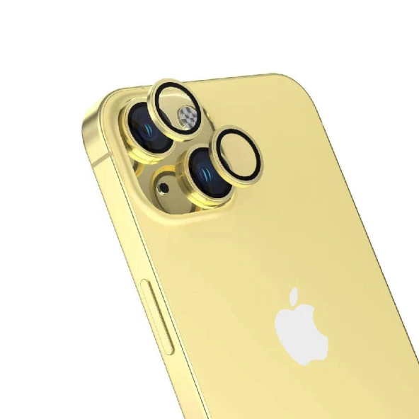 Vendas iPhone 15 Plus Uyumlu Hardness Sapphire Kamera Lens Koruyucu