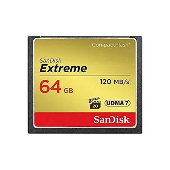 Sandisk 64GB Extreme Compact Flash Hafıza Kartı CF SDCFXSB-064G
