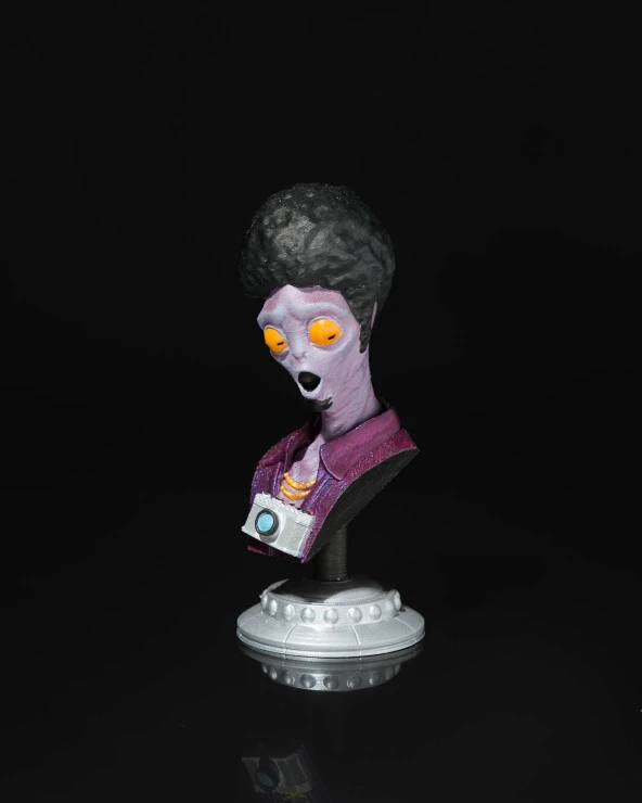 Uzaylı Turist Paul Büst-Figür-Biblo - 2