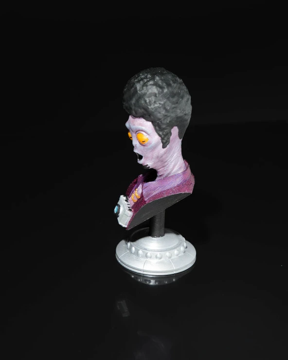 Uzaylı Turist Paul Büst-Figür-Biblo - 5