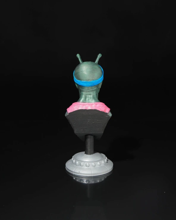 Uzaylı Turist Kevin Büst-Figür-Biblo - 3