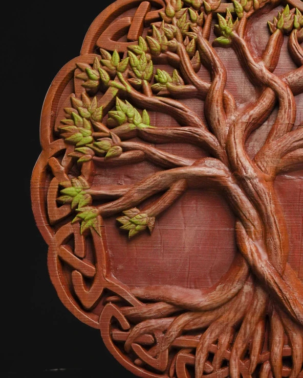 Yaşam Ağacı Tree of Life Duvar Dekoru Mini Boy (19 CM) - 2