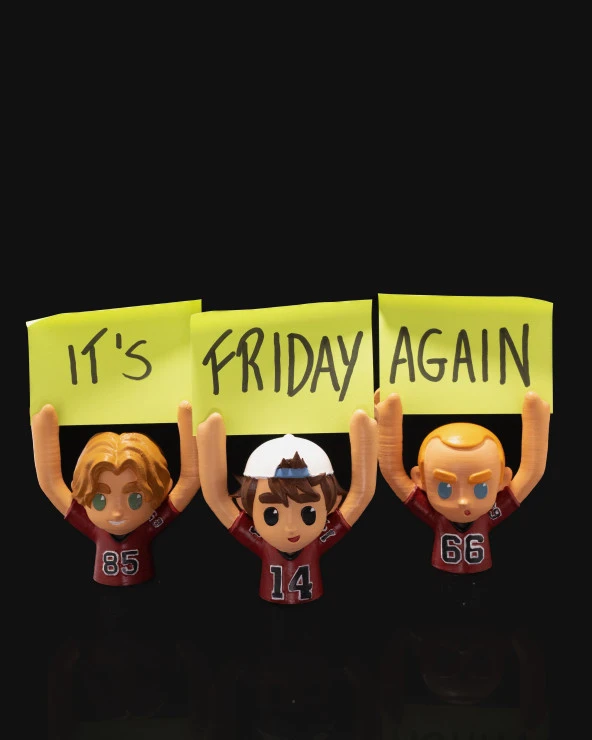 Üç Adam Ofis Masaüstü Not Tutucu-Kağıt Tutucu - 2