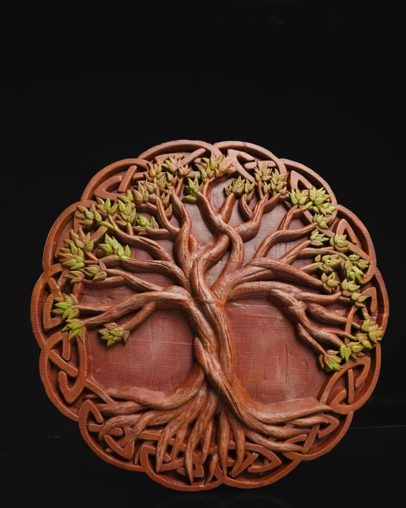 Yaşam Ağacı Tree of Life Duvar Dekoru Dev Boy (40 CM) - 3