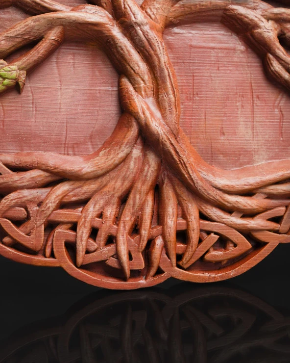 Yaşam Ağacı Tree of Life Duvar Dekoru Mini Boy (19 CM) - 4