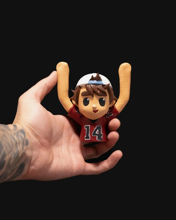 Üç Adam Ofis Masaüstü Not Tutucu-Kağıt Tutucu - 4