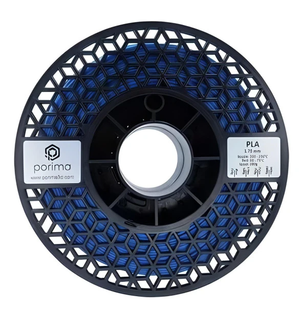 Porima PLA 1.75mm Mavi RAL5015 Filament 1 Kg - 2