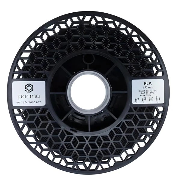 Porima PLA 1.75mm Siyah RAL9005 Filament 1 Kg - Resim 2