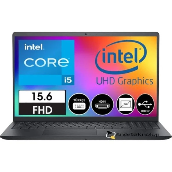 Dell 3520 Intel Core I5 1235U 32GB 2tb SSD 15.6 Full Hd 120HZ Freedos I352024052009U Çanta Hediyeli-Snertech ürün görseli