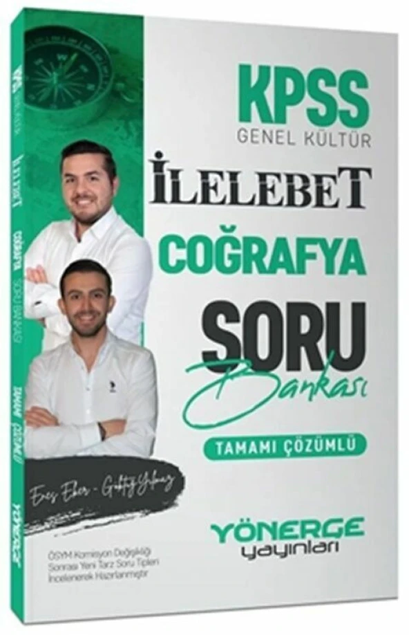 Yönerge Yayınları KPSS Coğrafya İlelebet Soru Bankası