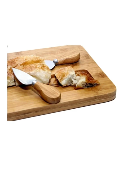 Mien MEN244 Bambu Peynir Sunum Seti - 3