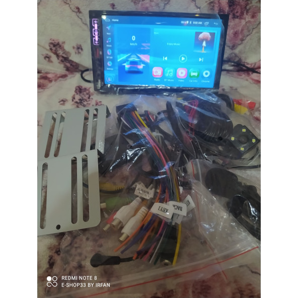 7 inch 2Din 2/32gb. Yeni 5Volt +Usb li ön Ekran+CARPLAY ile Gerçek 2gb Ram'li Universal Android 13 - 3