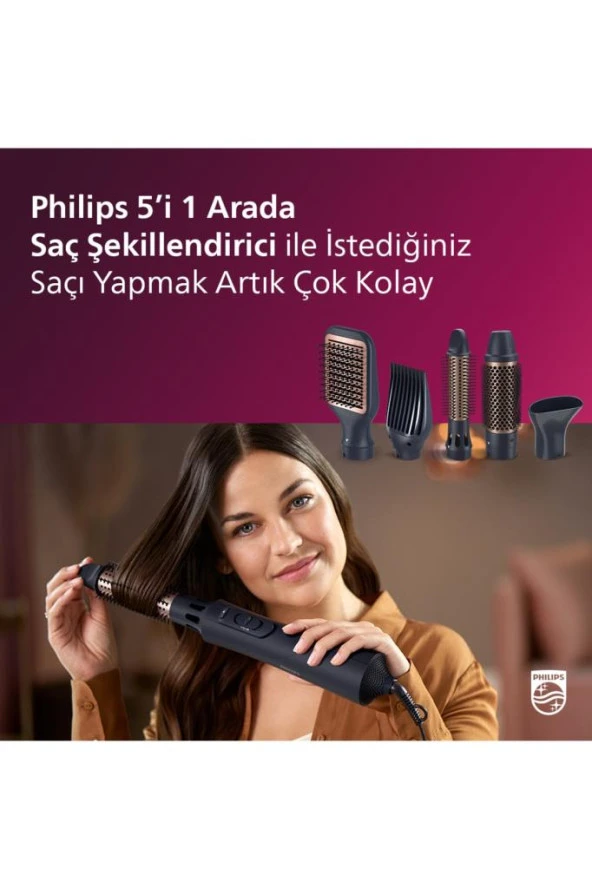 Philips BHA530/00 5000 Serisi 5i 1 Arada Argan Yağlı Saç Şekillendirici - 3