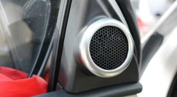Toyota Corolla 2014-2018 Tweeter Halka Kaplama Silver - 2