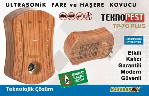 TEKNOPEST TP-70 Plus Ultrasonik Fare Haşere Kovucu - 2