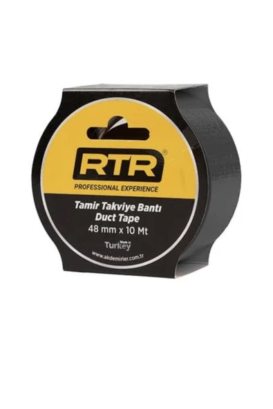 Rtrmax Tamir Takviye Bandı Duct Tape 48mm X 10 Siyah