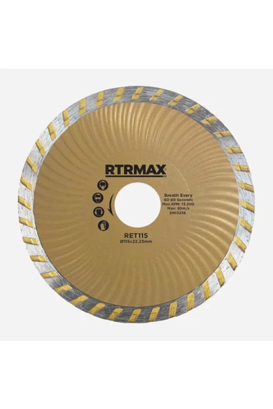Rtrmax Ret230 Turbo Kanallı Elmas Testere 230 mm