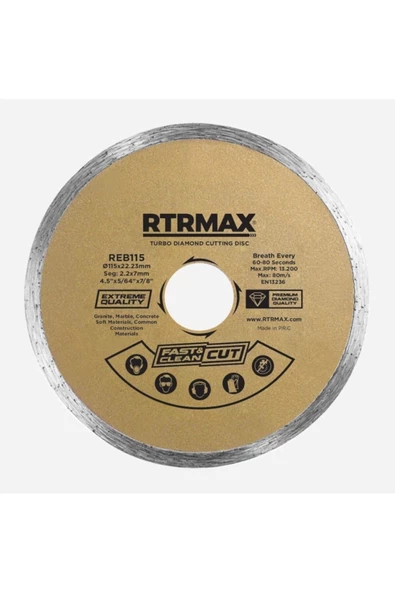 Rtrmax Reb230 Sürekli Elmas Testere 230x22mm