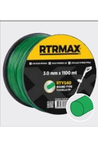 Rtrmax Tırpan Misinası Yuvarlak 3,0mmx1100m Rty540