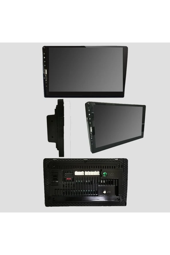 ProfroCAR 9 inç Universal Android 13 / 2+32GB /+CARPLAY ile 2Din Double Ekran Type-c+usb Slim ince Kasa - 2